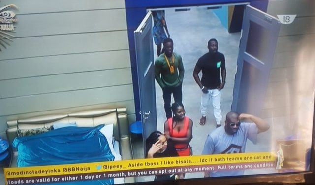 Don Jazzy and DNA twins visits the BBNaija housemates