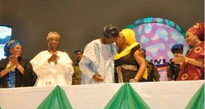Fashola and wife pictured kissing