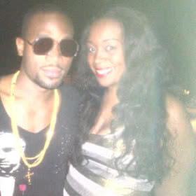D'banj and Davido's Sister at EME Concert