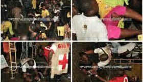 Girls Fainting At P-Square's Concert In Ghana