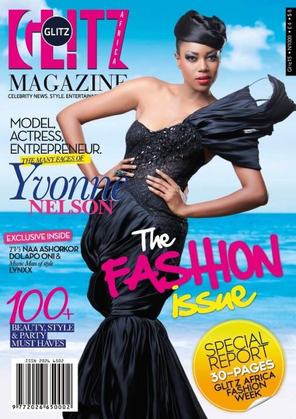 YVONNE NELSON COVERS GLITZ AFRICA MAGAZINE