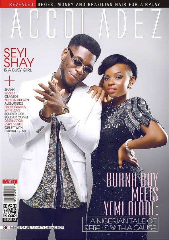 Burna Boy & Yemi Alade Cover Accoladez Magazine