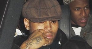 Chris Brown left teary-eyed