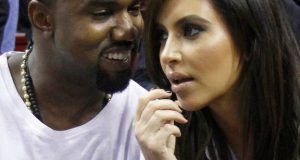 Kim K and Kanye
