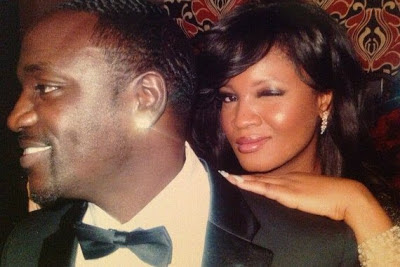 Omotola Jalade and Akon