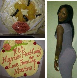 Tiwa Savage birthday cake