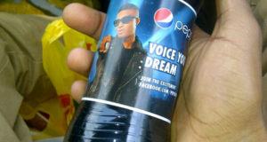 Wizkid is the new face of Pepsi PET bottle
