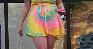 Sexy Amber Rose steps out after childbirth