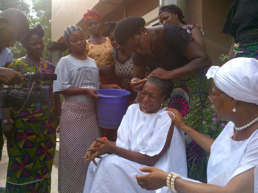 Chika Ike Shaves Hair For Movie Role