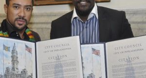 John Dumelo And Majid Michel Honoured By The City Of Philadelphia