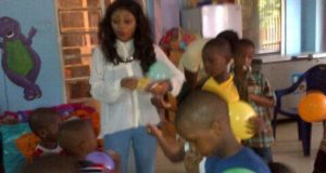 Karen Igho Celebrates Birthday At Orphanage