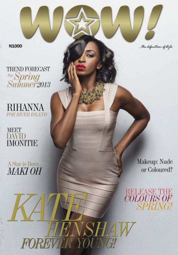 Kate Henshaw covers WOW Magazine