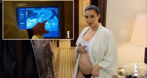 Kim Kardashian Shows Her Baby On An Ultrasound
