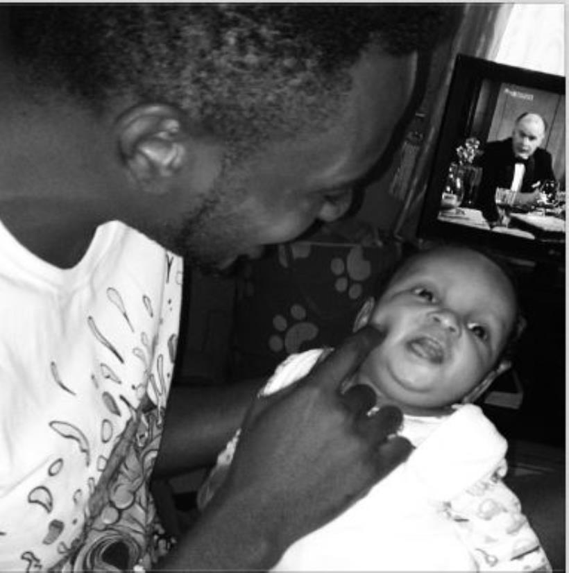 May D and son