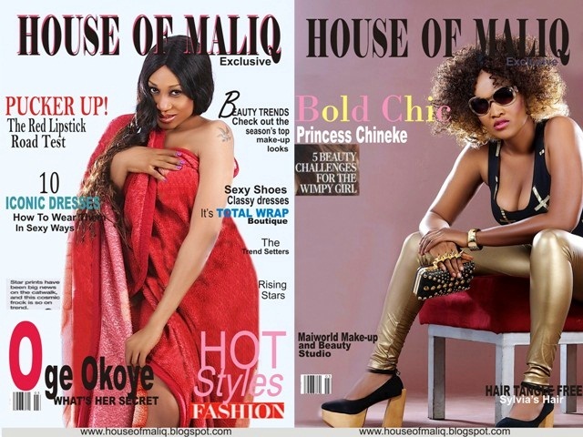 Oge Okoye and Princess Chineke cover House of Maliq may edition