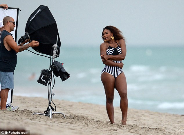 Serena Williams shows off sexy figure in Bikini shoot NaijaVibe