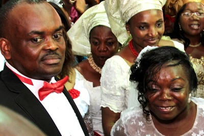 Solomon Akiyesi with wife