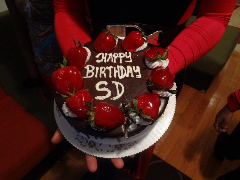 Stella Damascus birthday cake