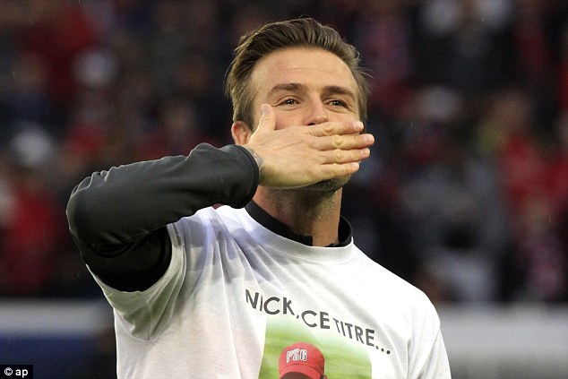 David Beckham's last moments as footballer