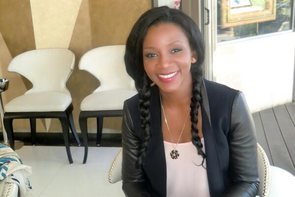 Genevieve Nnaji flaunts her beautiful smile