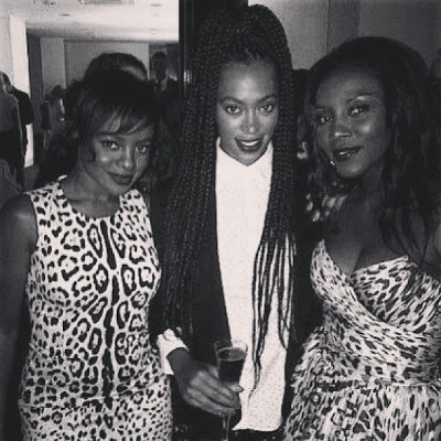 Genevieve Nnaji spotted with Beyonce's sister Solange