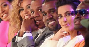 Beyonce, Jay Z with Kim and Kanye