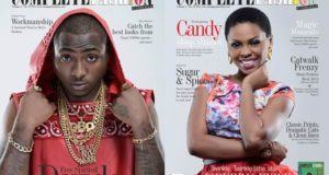 Davido and Chidinma lovely cover of Complete Fashion Mag
