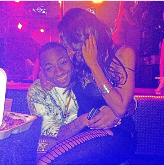 Davido hangs out in a strip club in Atlanta
