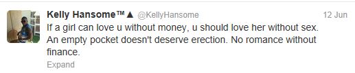 Kelly Hansome post
