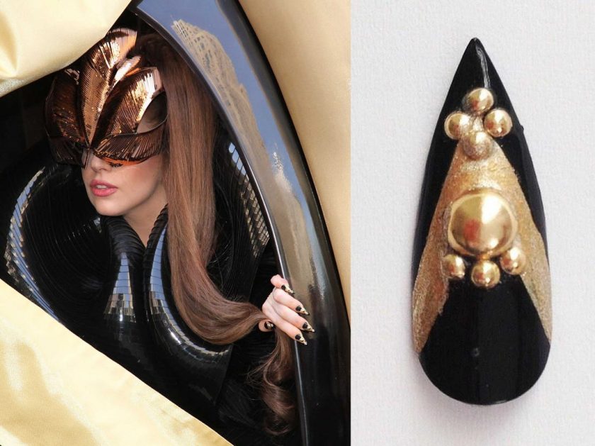 Lady Gaga's fingernail