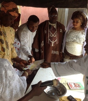 Laide and Mr Tunde Oriowo