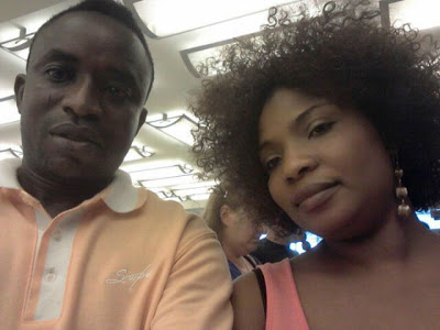 Laide with former hubby