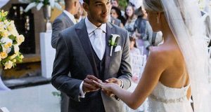 Theo Walcott weds Melanie Slade