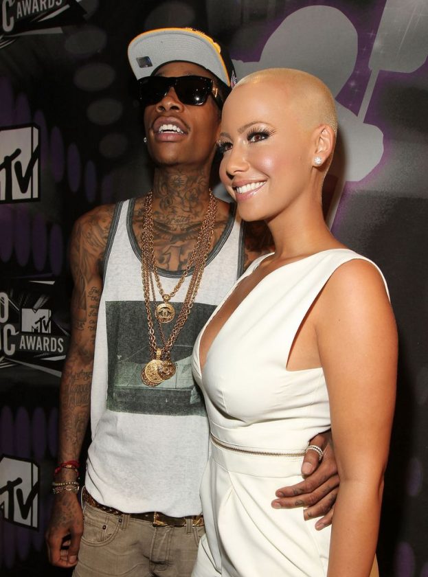 Amber and Wiz Khalifa