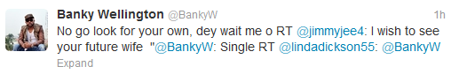 BankyW says he's single