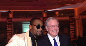 D'Banj with Steve Forbes in Lagos