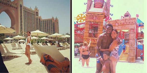 Joseph Yobo's Dubai vacation with family