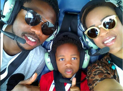 Joseph Yobo's Dubai vacation with wife and son