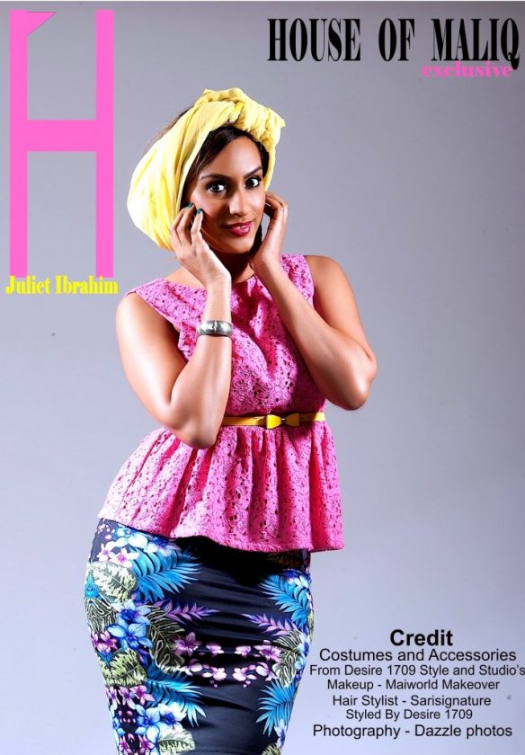 Juliet Ibrahim covers House Of Maliq