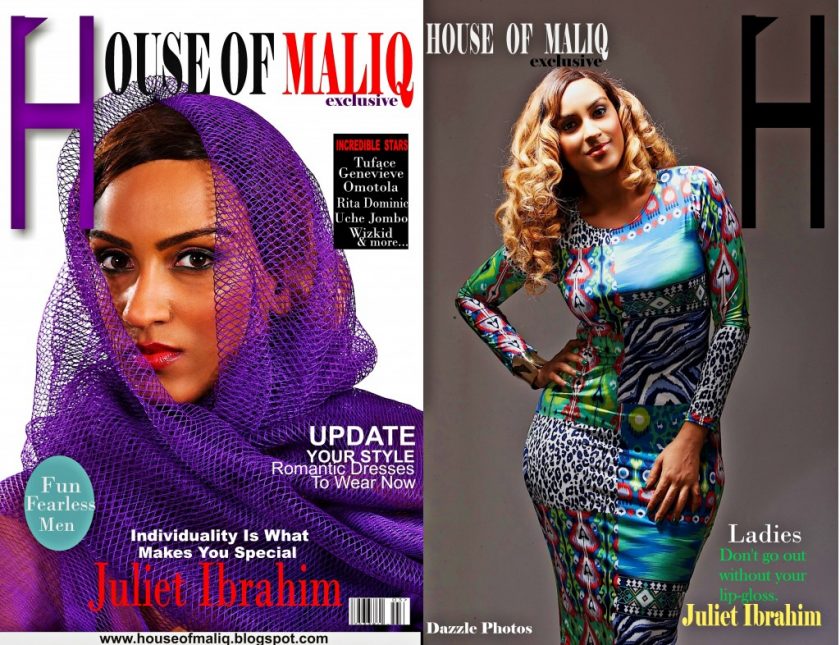 Juliet Ibrahim covers House Of Maliq exclusive july edition