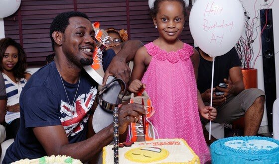 AyComedian's wife Mabel throws him a surprise birthday bash 2013 NaijaVibe