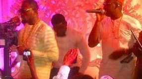 D'banj and Don Jazzy performing