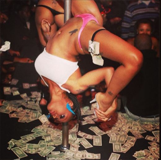 Peter psquare in Chicago strip club