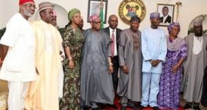 President Goodluck Jonathan, OBJ, others pay condolence visit to Governor Fashola