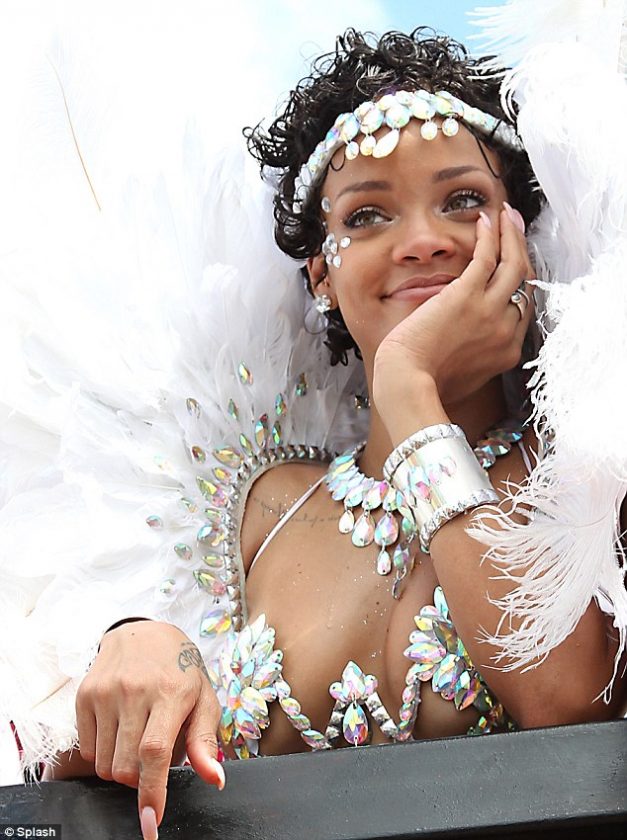 Rihanna at Barbados carnival NaijaVibe