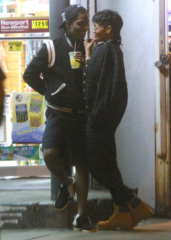 Rihanna with A$AP Rocky