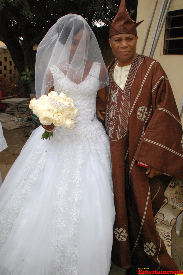 Taiwo Oyebanjo weds Cool FM OAP Dotun Ojuolape The Bride and her father