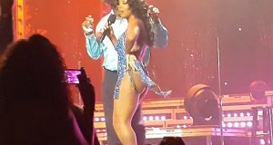 Toni Braxton's skimpy dress