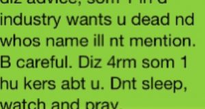 Yvonne Nelson sends death threat to herself