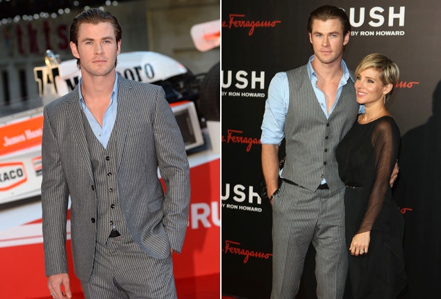 Chris Hemsworth Gucci 3 pc Suit